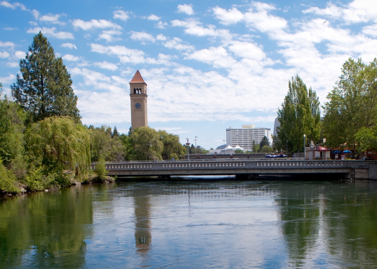 park located on the Spokane River.